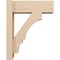 Ekena Millwork 6-in W x 16-in D x 20-in H Balboa Block Rough Cedar Woodgrain TimberThane Outlooker, Primed Tan OUTUR060X16X20BOA44RCPR - alternate 6